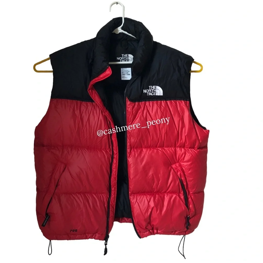 The North Face Nuptse Red Puffer Down Vest NF002Y0 XXL